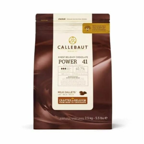 callebaut power41 melkesjokolade