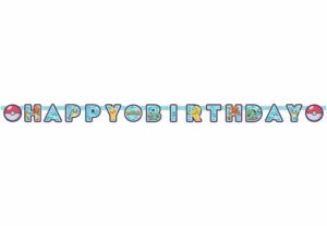 pokemon happy birthday banner
